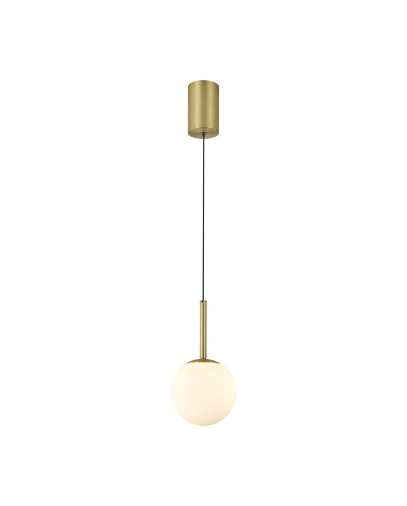 PUEBLA * COLGANTE LED 9W 3000K ORO SATINADO
